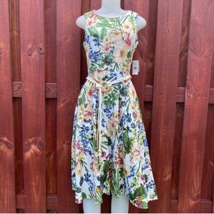 Danny & Nicole Floral Multicolor Dress Size 4